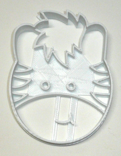 Zebra Detailed Face Zoo Animal African Safari Cookie Cutter Made In USA PR2626
