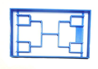 Sports Basketball Tournament Playoff Bracket Cookie Cutter Made In USA PR2419