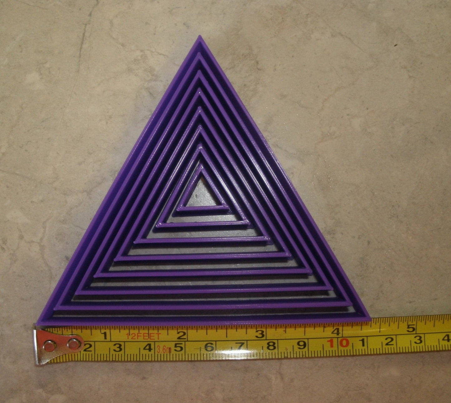 Ascending Triangles Set of 8 Special Occasion Cookie Cutter Made In USA PR756