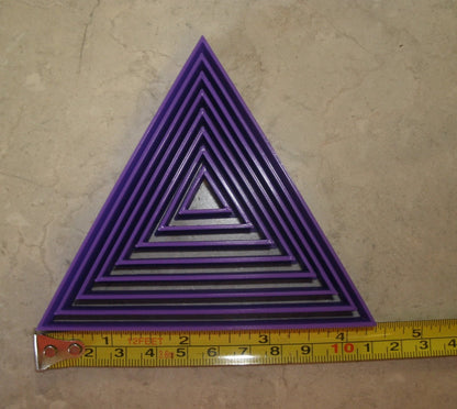 Ascending Triangles Set of 8 Special Occasion Cookie Cutter Made In USA PR756