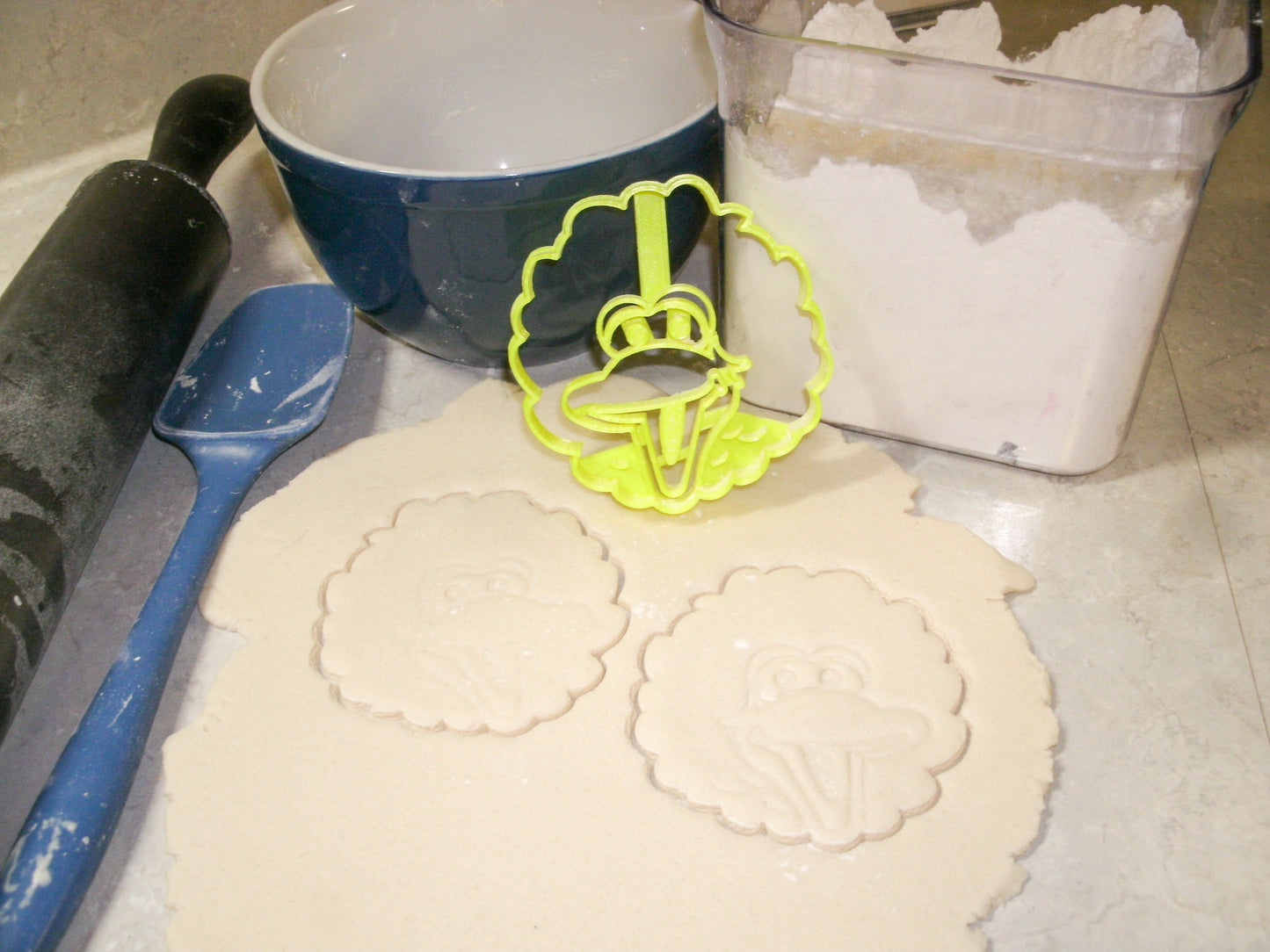 Big Bird Face Sesame Street Character Muppet Cookie Cutter Made In USA PR2246