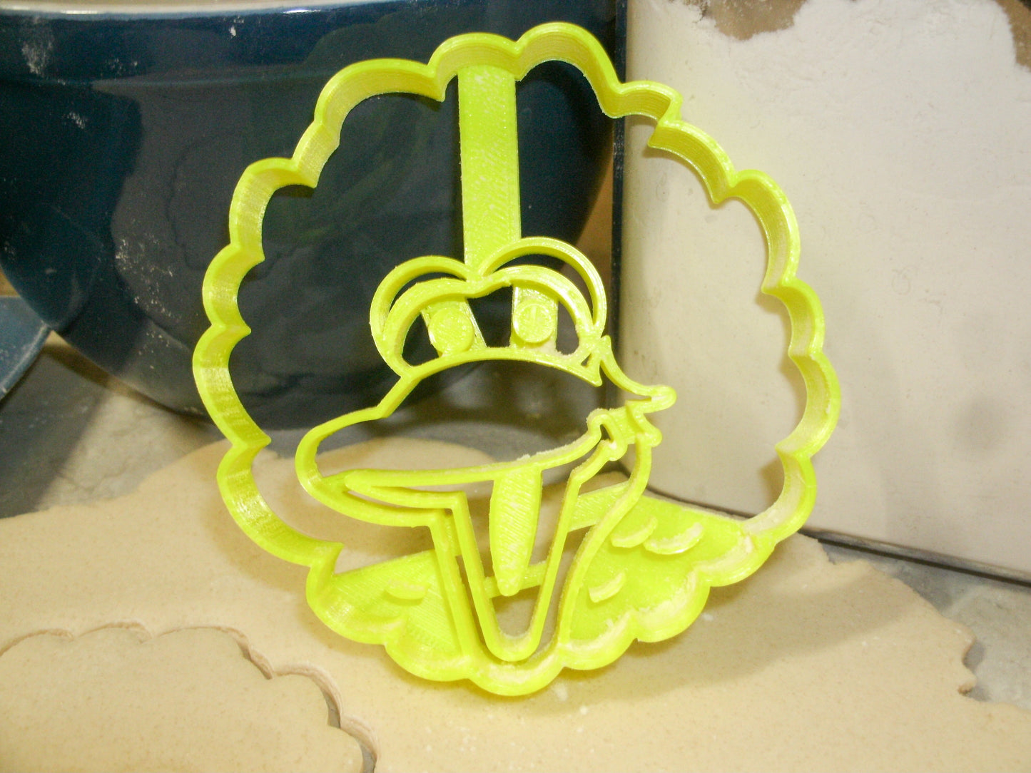 Big Bird Face Sesame Street Character Muppet Cookie Cutter Made In USA PR2246