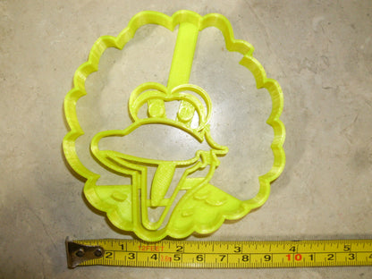 Big Bird Face Sesame Street Character Muppet Cookie Cutter Made In USA PR2246