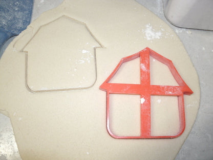Red Barn Farm Building Agriculture Cookie Cutter Made In USA PR663