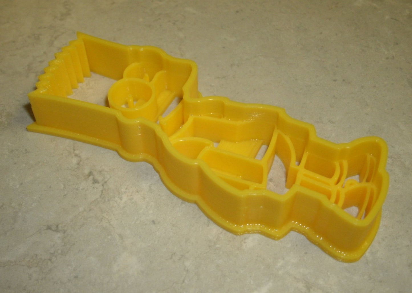 6x Bart Simpson Fondant Cutter Cupcake Topper 1.75 IN USA FD801