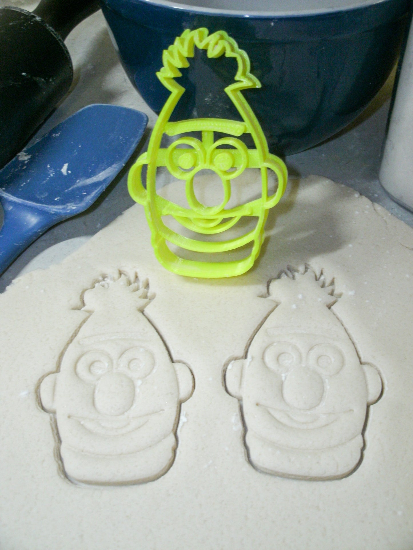 Bert Face Sesame Street Muppet Character Cookie Cutter Made In USA PR2250