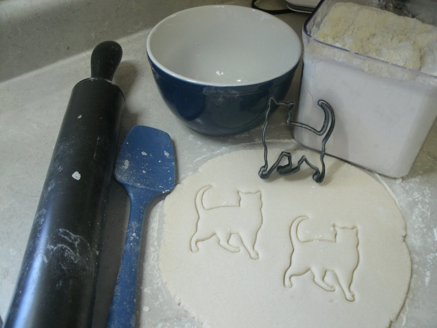 Cat Kitty Walking Animal Baking Tool Cookie Cutter Made In USA PR542