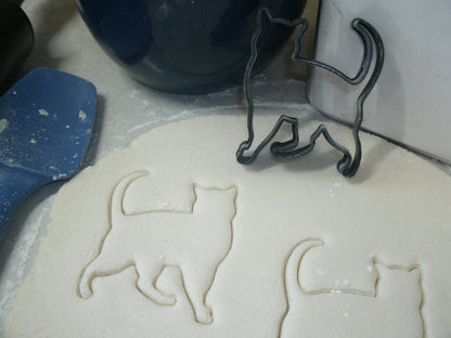 Cat Kitty Walking Animal Baking Tool Cookie Cutter Made In USA PR542