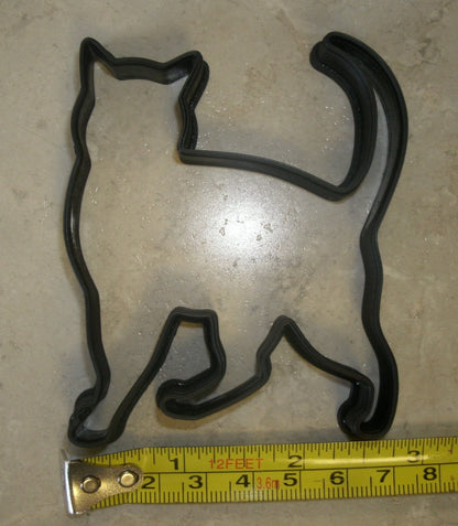Cat Kitty Walking Animal Baking Tool Cookie Cutter Made In USA PR542