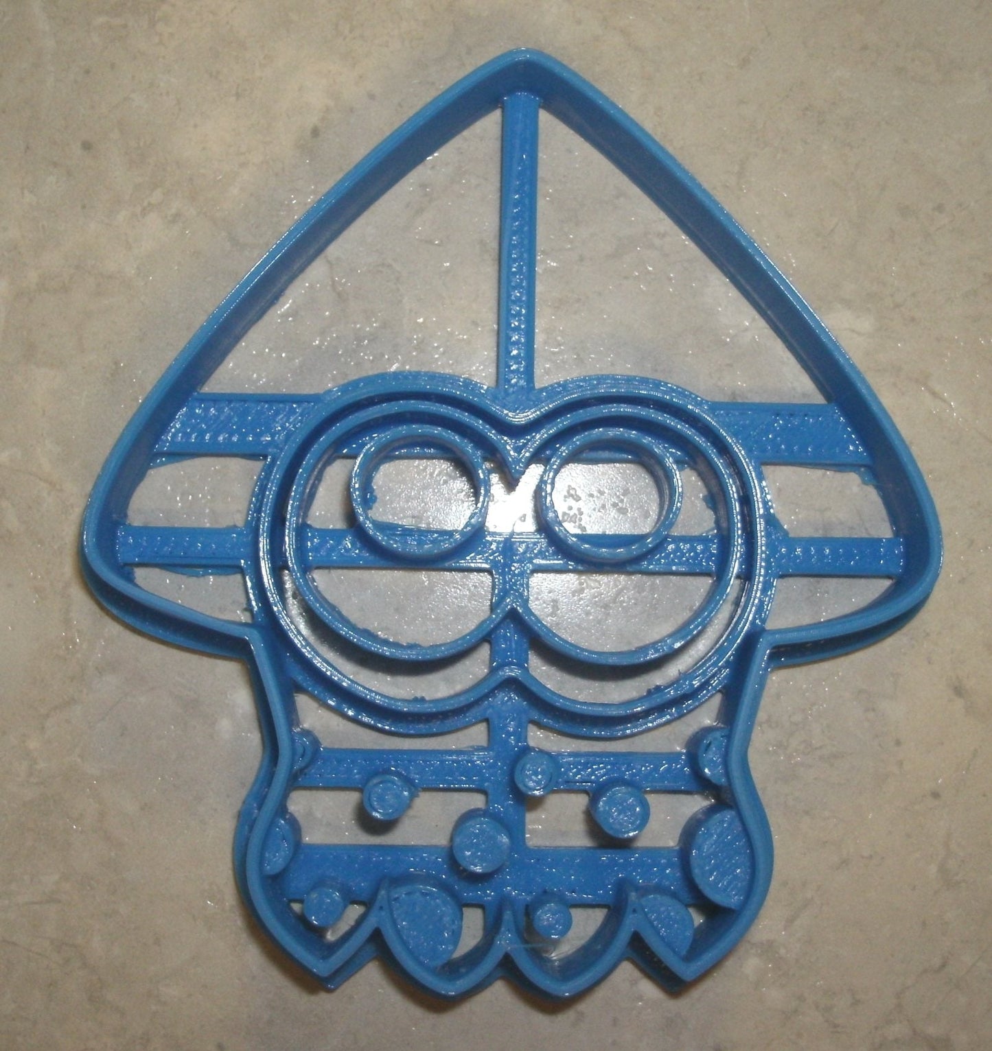 6x Squid Splatoon Game Fondant Cutter Cupcake Topper 1.75 IN USA FD443