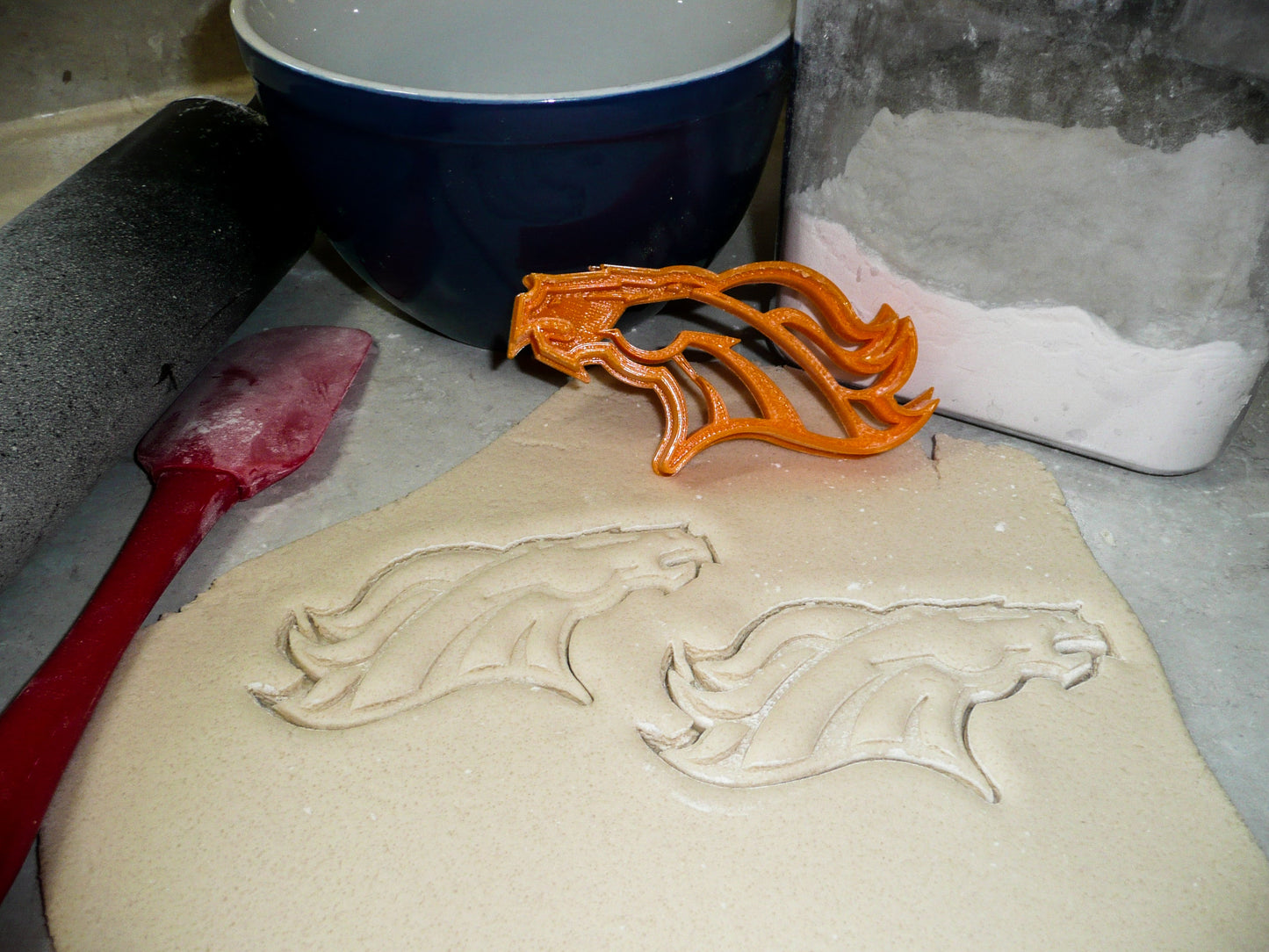 Denver Broncos NFL Football Logo Cookie Cutter Made In USA PR953