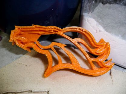 Denver Broncos NFL Football Logo Cookie Cutter Made In USA PR953