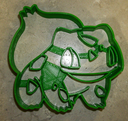 6x Bulbasaur Pokemon Fondant Cutter Cupcake Topper 1.75 IN USA FD867