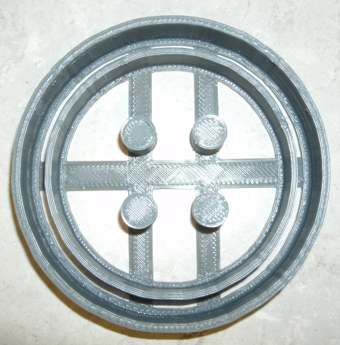 Button Fastener Clothing Sewing Cookie Cutter Made In USA PR638
