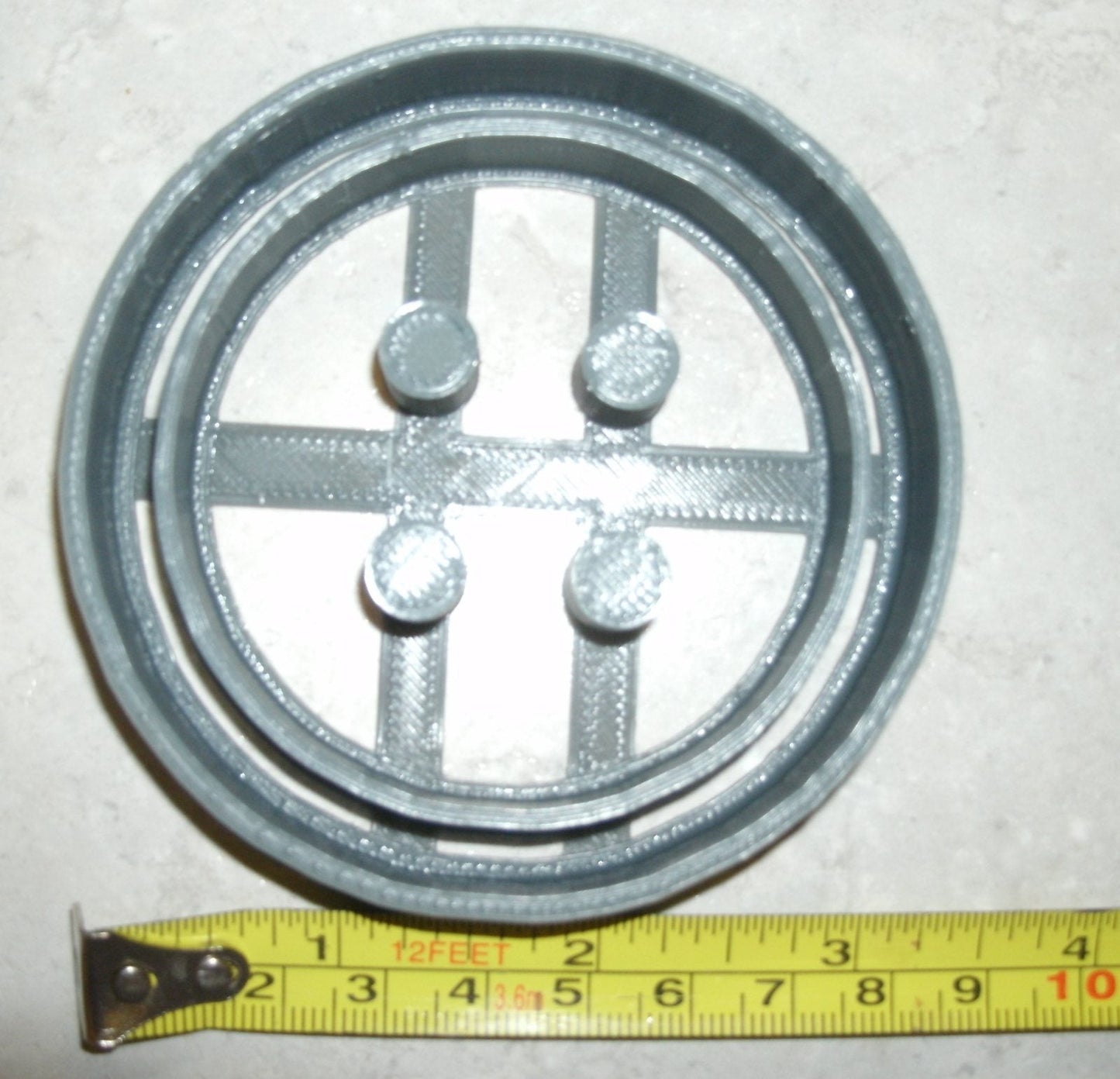 Button Fastener Clothing Sewing Cookie Cutter Made In USA PR638