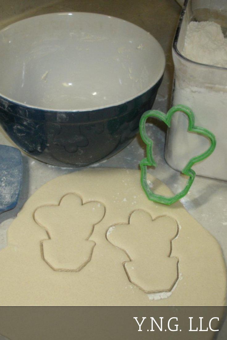 Cactus #3 Desert Plant Outline Cookie Cutter Made In USA PR624