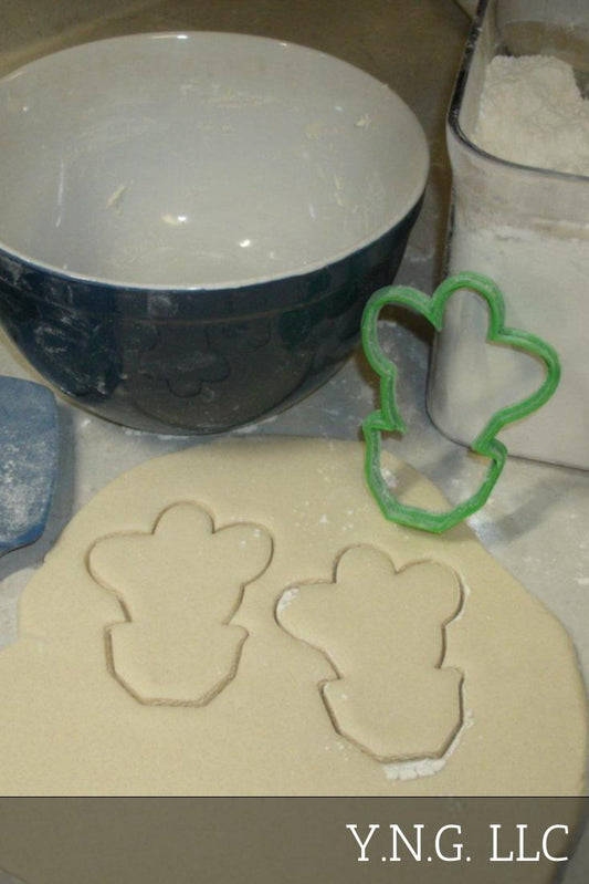 Cactus #3 Desert Plant Outline Cookie Cutter Made In USA PR624