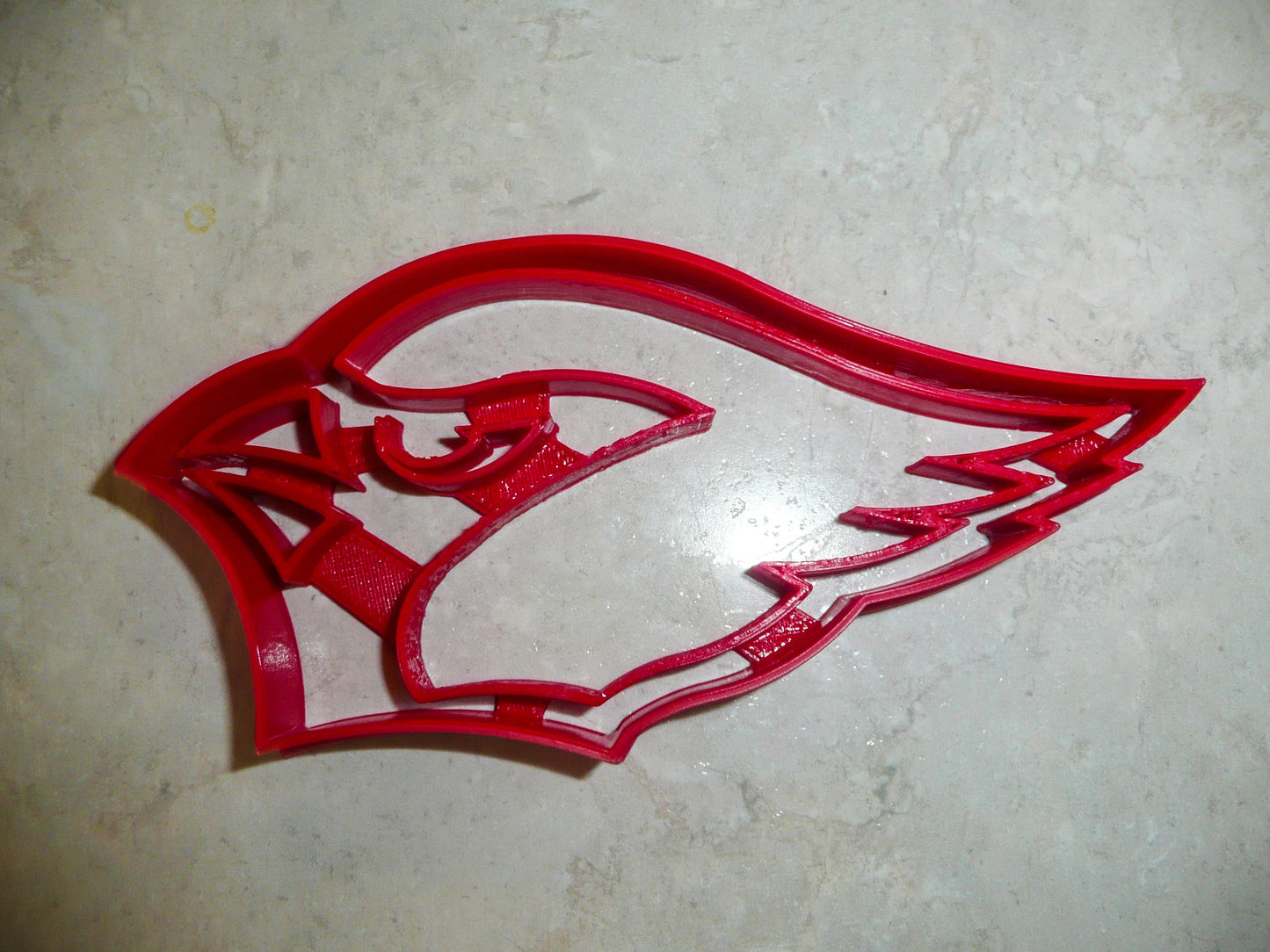 6x Arizona Cardinals Fondant Cutter Cupcake Topper 1.75 IN USA FD944
