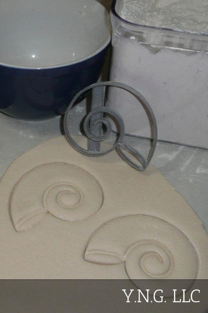 Sea Snail Shell Spiral Seashell Ocean Beach Cookie Cutter Made In USA PR2594