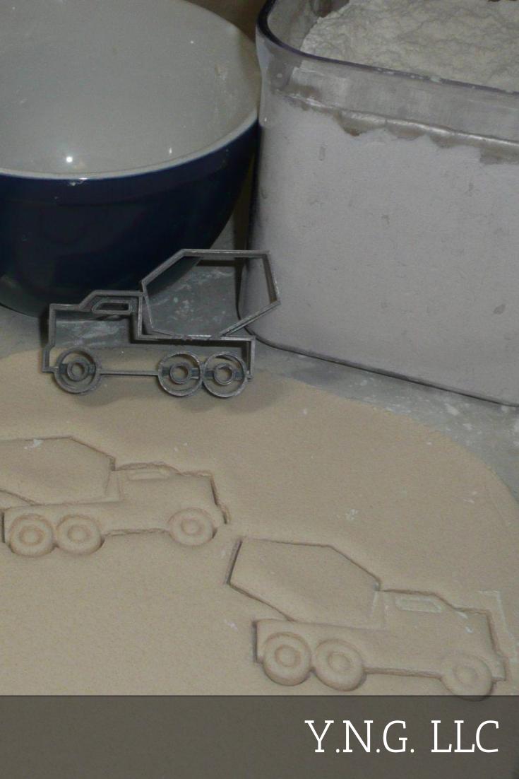 Concrete Agitator Cement Truck Mixer Cookie Cutter Made In USA PR2687
