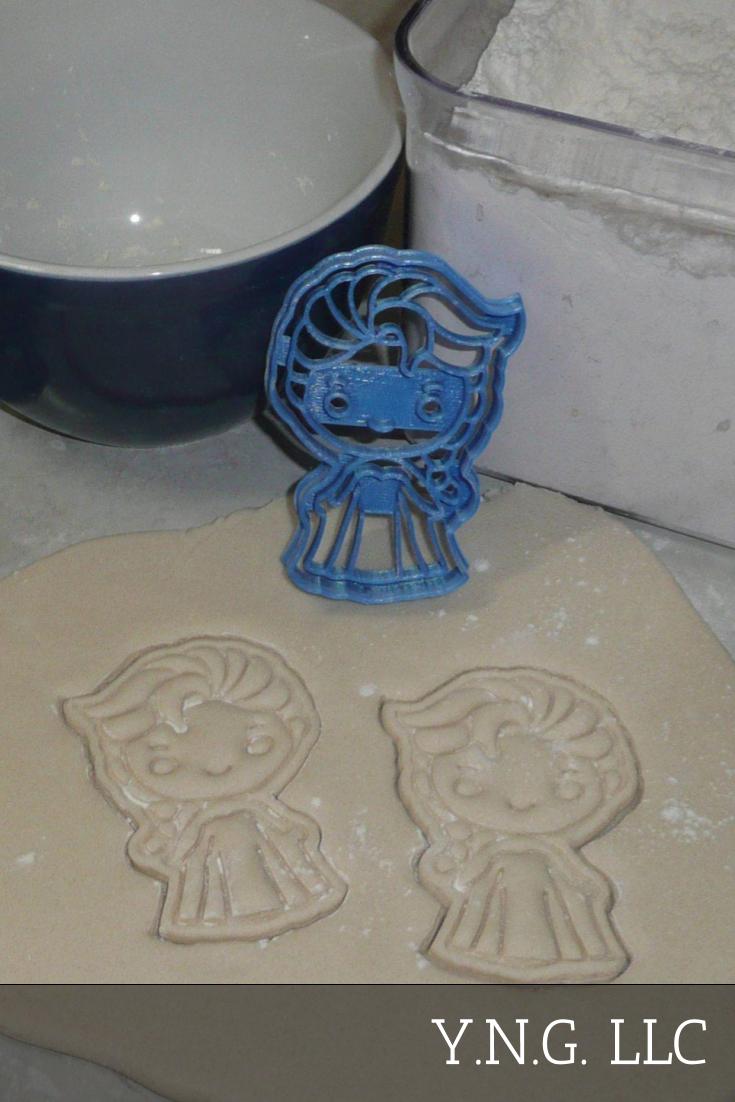 Elsa Ice Snow Queen Winter Frozen Movie Cookie Cutter Made In USA PR2646