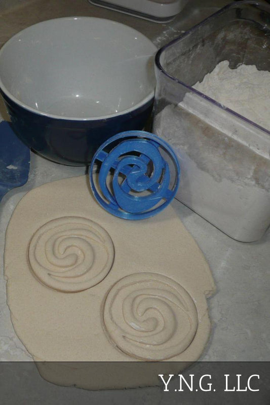 Spiral Swirl Symbol from Moana Kids Movie Cookie Cutter Made In USA PR2658