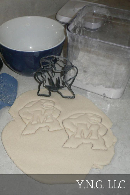 University of Maryland Terps Turtle Mascot Cookie Cutter Made In USA PR2937