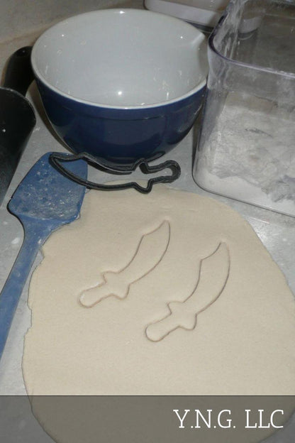 Sword Shape Pirate Blade Knife Samurai Medieval Cookie Cutter Made In USA PR2959
