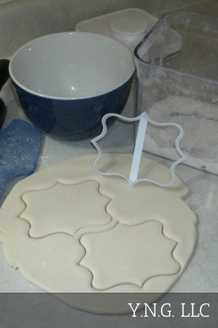 Frame Plaque Fancy Decorative Outline Cookie Cutter Made In USA PR2958