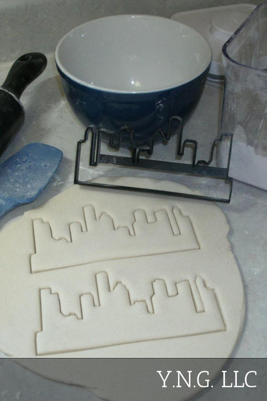 Houston Texas City Skyline Skyscraper Horizon Cookie Cutter Made In USA PR2957