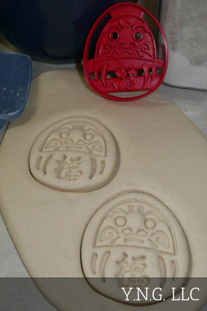 Daruma Doll Japanese Luck Buddhism Wishing Cookie Cutter Made In USA PR2326