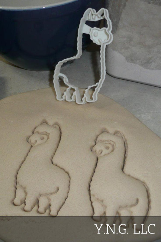 Llama Long Neck Alpaca Zoo Farm Animal Cookie Cutter Made In USA PR2340