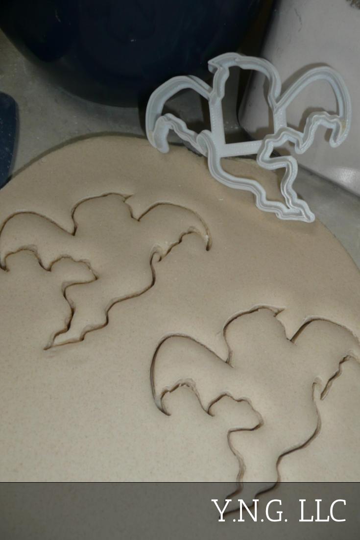 Flying Ghost Outline Spooky Haunted Halloween Cookie Cutter Made In USA PR2940