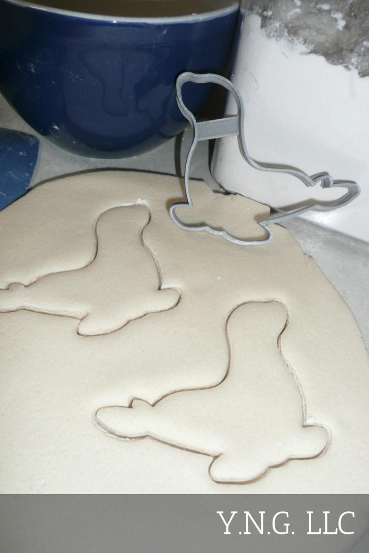 Seal Harbor Grey Spotted Seals Aquatic Mammal Cookie Cutter Made In USA PR2932