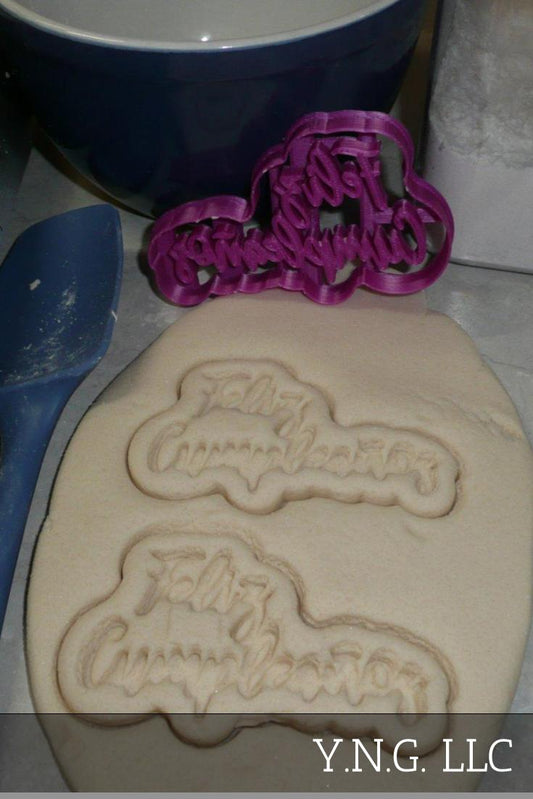 Feliz Cumpleanos Happy Birthday In Spanish Cookie Cutter Made In USA PR2521