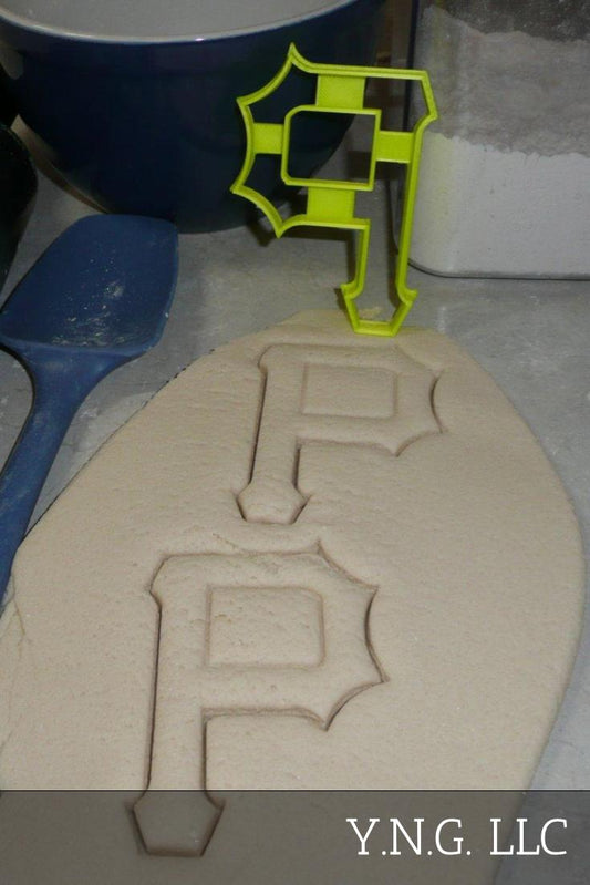 Pittsburgh Pirates P Logo MLB Baseball Sports Cookie Cutter Made In USA PR2581