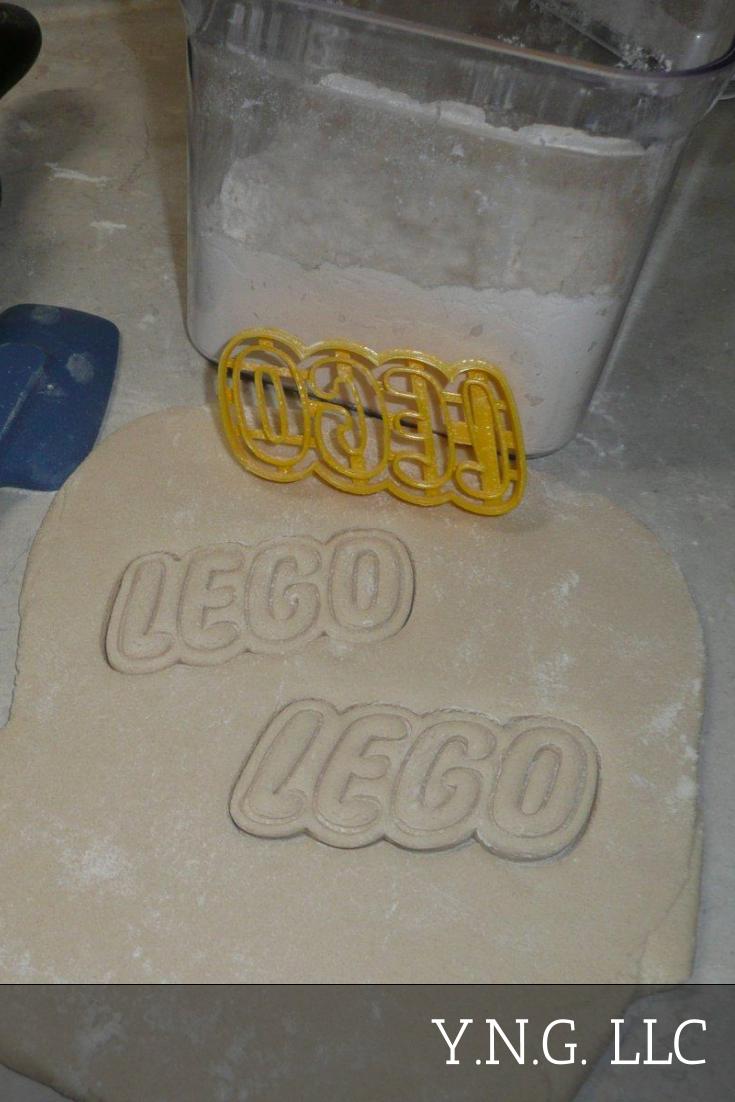 Lego Word Sign Building Blocks Kids Toy Cookie Cutter Made In USA PR2524