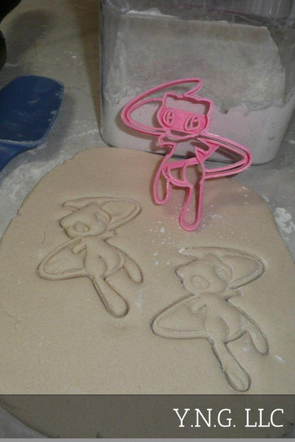 Mew Invisible Psychic Pokemon Character Cookie Cutter Made In USA PR2560
