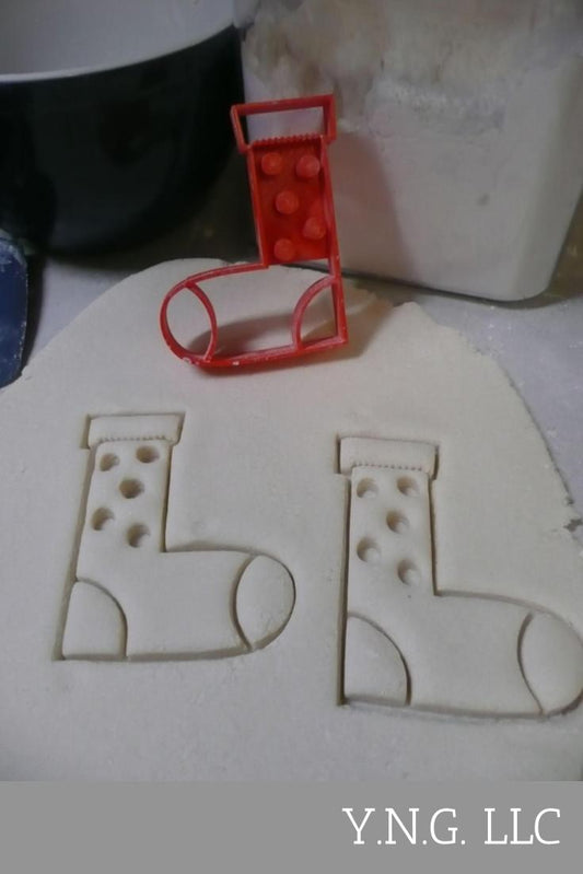 Christmas Sock Novelty Festive Stocking Cookie Cutter Made In USA PR2203