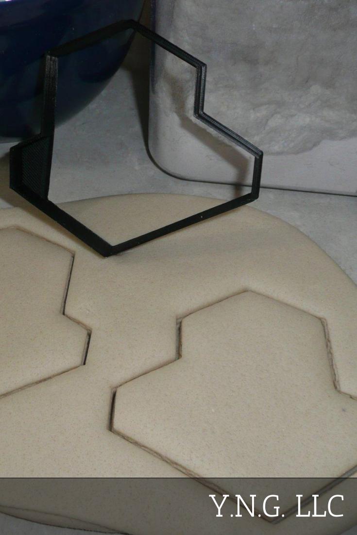 Tefillin Shape Phylacteries Black Leather Box Cookie Cutter Made In USA PR2333