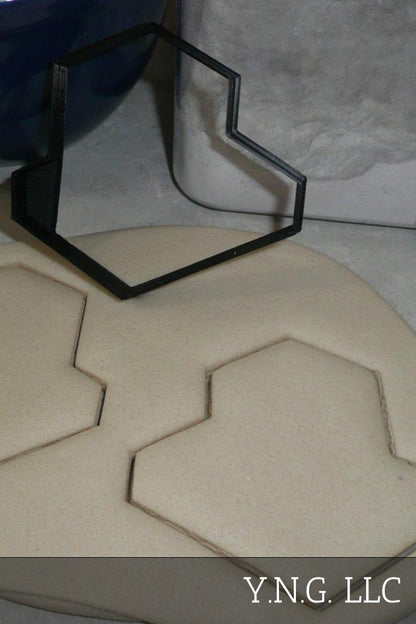 Tefillin Shape Phylacteries Black Leather Box Cookie Cutter Made In USA PR2333