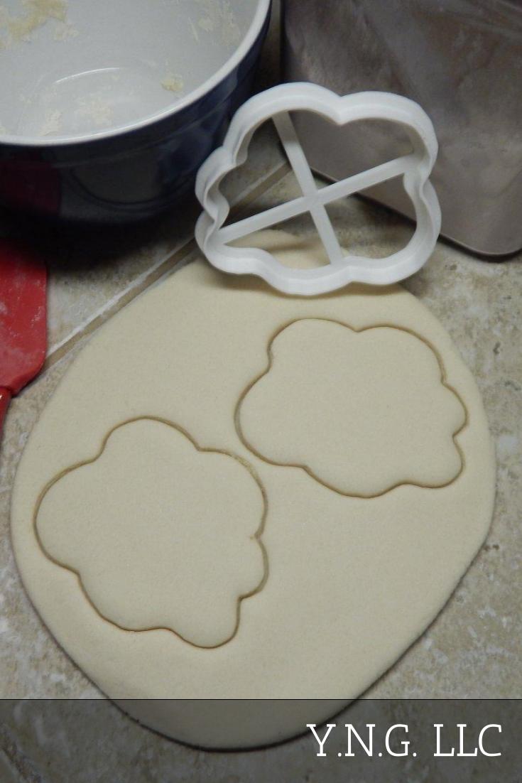 Eggs Egg Scrambled Breakfast Food Cloud Shape Cookie Cutter Made In USA PR2176