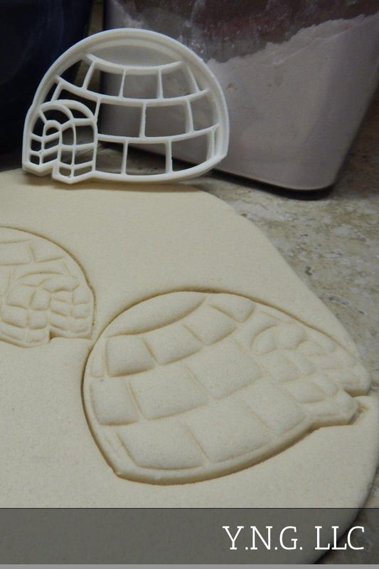 Igloo Blocks Of Snow Ice House Eskimo Winter Cookie Cutter Made In USA PR2317