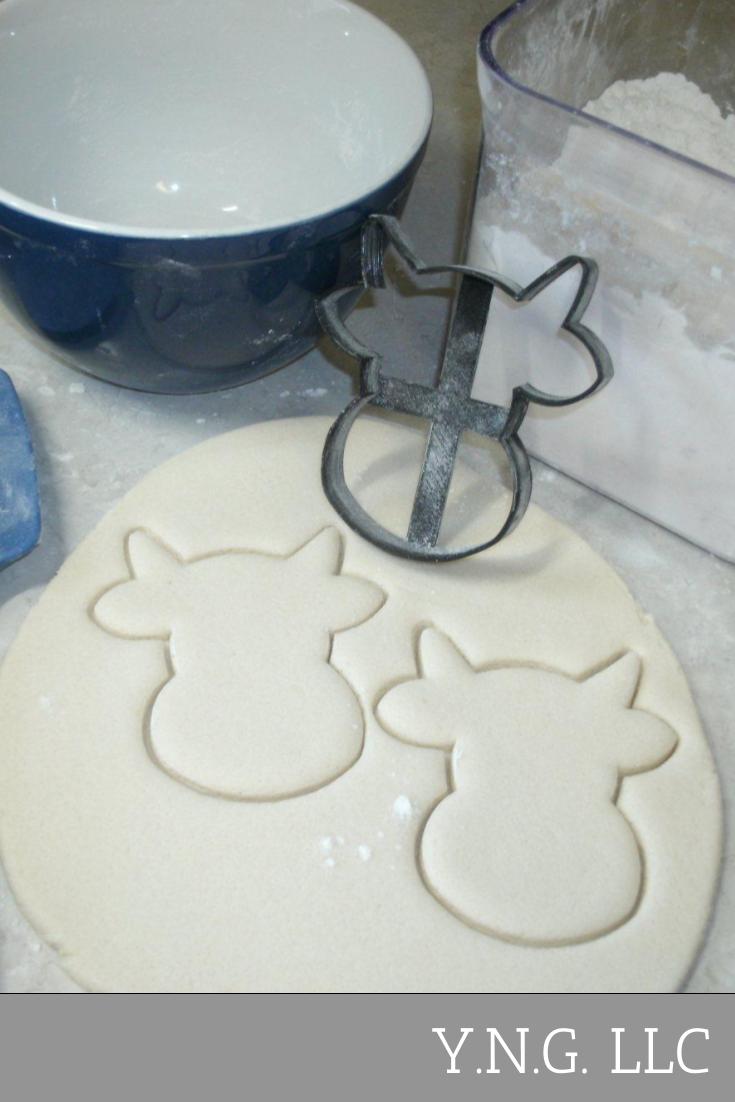 Cow Cattle Bovine Head Livestock Cookie Cutter Made In USA PR672