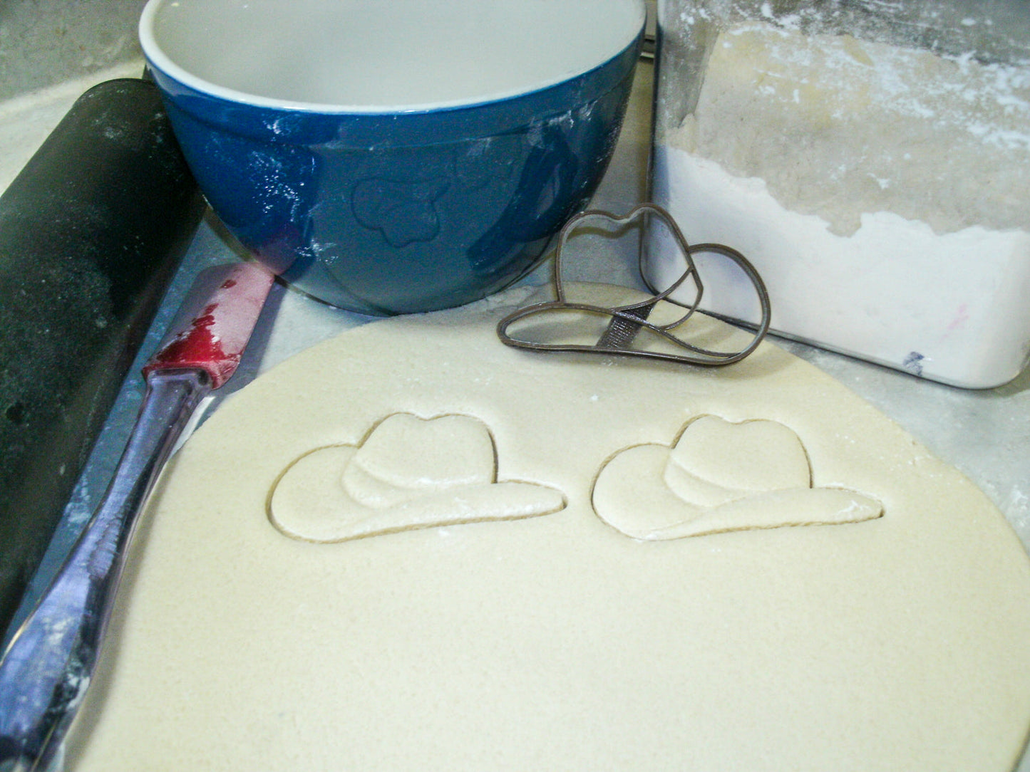 Cowboy Cowgirl Hat Cap Cover Western Cookie Cutter Made In USA PR894