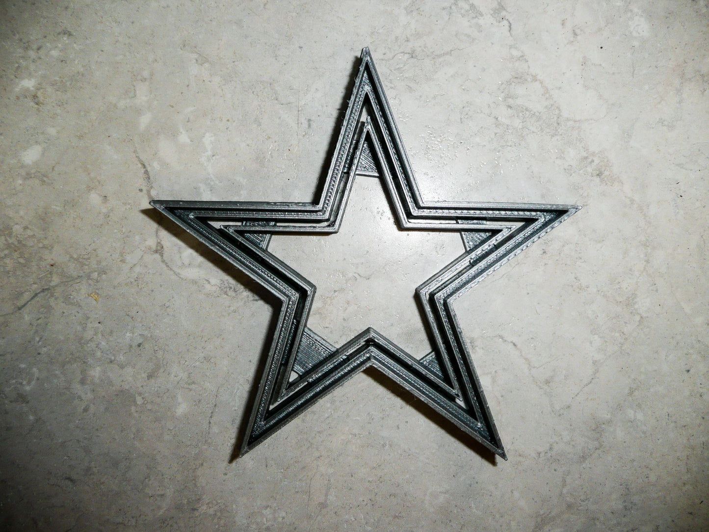 6x Dallas Cowboys Star Fondant Cutter Cupcake Topper 1.75 IN USA FD936