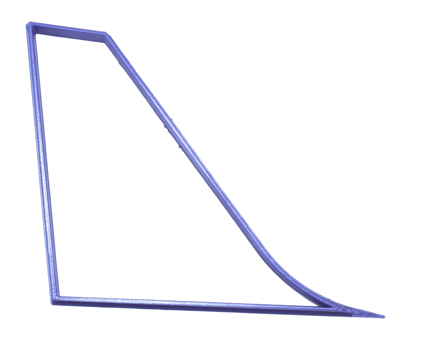 Airplane Tail Fin Vertical Stabilizer Cookie Cutter Made In USA PR602