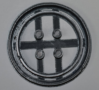 Button Fastener Clothing Sewing Cookie Cutter Made In USA PR638
