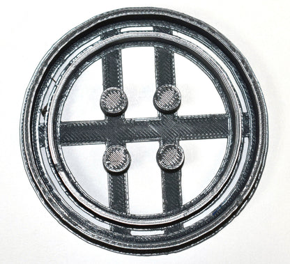 Button Fastener Clothing Sewing Cookie Cutter Made In USA PR638