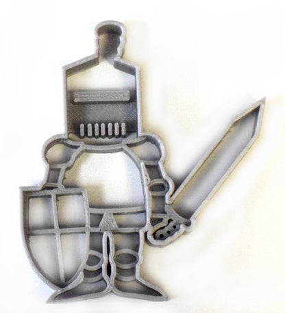Knight in Shining Armor Sword and Shield Cookie Cutter Made In USA PR776
